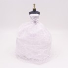 Doll Clothing Wedding Princess Hip Skirt Costume Evening Dress