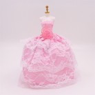 Doll Clothing Wedding Princess Hip Skirt Costume Evening Dress