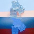 Luminous Square Ice Cube Photo Props