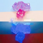 Luminous Square Ice Cube Photo Props