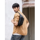 Leather Men's Tide Brand First Layer Cowhide Casual Crossbody Bag