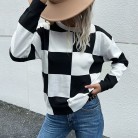 Black And White Checkerboard Sweater