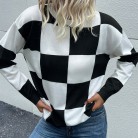 Black And White Checkerboard Sweater