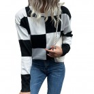 Black And White Checkerboard Sweater