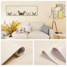 Water And Moisture Resistant Solid Colour Backdrop Sticker For Bedroom