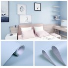 Water And Moisture Resistant Solid Colour Backdrop Sticker For Bedroom