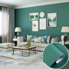 Water And Moisture Resistant Solid Colour Backdrop Sticker For Bedroom