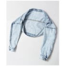 Motorcycle Jacket Short Denim Jacket Top