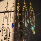 Galaxy Crystal Sun Catcher Lighting Wind Chime Pendant