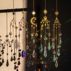 Galaxy Crystal Sun Catcher Lighting Wind Chime Pendant