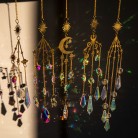 Galaxy Crystal Sun Catcher Lighting Wind Chime Pendant