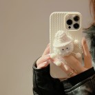 Autumn And Winter Plush Couple Coal Ball Mobile Phone Case