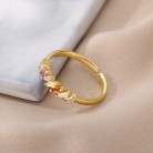 Simple And Luxurious Colored Zircon Ring Female