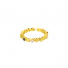 Simple And Luxurious Colored Zircon Ring Female