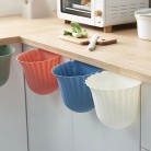 Flowers Shape Kitchen Hanging Trash Can Desktop Clutter Collection Basket Cabinet Wall Mounted Garbage Bin Container Household