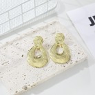 Stylish And Simple Metal Geometric Irregular Earrings