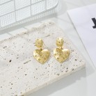 Stylish And Simple Metal Geometric Irregular Earrings