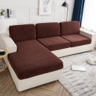 Cross Border High Elastic Knitted Sofa Cushion Cover Three-dimensional Jacquard