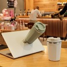 New Fashion Coffee With Suction Cup Does Not Pour