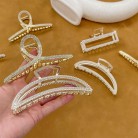 Women's Fashion Pearl Rhinestone Hair Clip