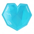 Heart-shaped Diamond Silicone Mold Creative Epoxy Fondant