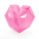 Heart-shaped Diamond Silicone Mold Creative Epoxy Fondant