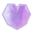 Heart-shaped Diamond Silicone Mold Creative Epoxy Fondant