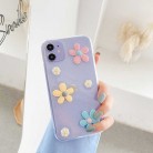 Flower Daisy Mobile Phone Shell Transparent, Soft, Fall-proof And Simple