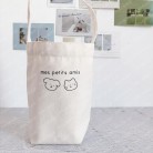 Canvas Eco-friendly Tote Universal Cup Set