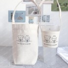 Canvas Eco-friendly Tote Universal Cup Set