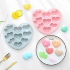 Love Jelly Pudding Mousse Cake Cartoon Silicone Mould