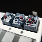 Scenery Koi Backspace Resin Keycaps For Cherry Mx Switch