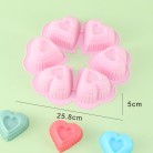 Heart Shaped Silicone Cake Moulds For Valentine's Day