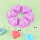 Heart Shaped Silicone Cake Moulds For Valentine's Day