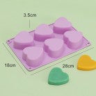 Valentine's Day Heart Cake Mould Easy Release And High Temperature Resistant