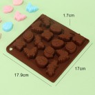 Floral Chocolate Moulds For Baking Easy Release And High Temperature Resistance