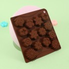 Floral Chocolate Moulds For Baking Easy Release And High Temperature Resistance