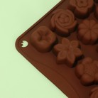 Floral Chocolate Moulds For Baking Easy Release And High Temperature Resistance