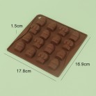 Floral Chocolate Moulds For Baking Easy Release And High Temperature Resistance