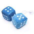 Car Fragrance Plush Dice Perfume Pendant