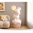 Rabbit Ornament Bedside Pat Lamp Home Decoration