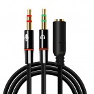 Computer Headphone Adapter Audio Cable Two-in-one Connector