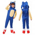 Blue Sonic Hedgehog Clothing Show Performance Clothes