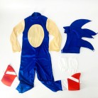 Blue Sonic Hedgehog Clothing Show Performance Clothes