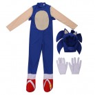 Blue Sonic Hedgehog Clothing Show Performance Clothes