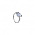 Light Luxury Small Number Fantasy Blue Planet Ring Female