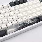 Stylish And Simple Ink And Lotus Keycaps For Home Use