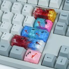 Mechanical Keyboard Personality Resin Dripping Rubber Key Cap