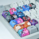 Mechanical Keyboard Personality Resin Dripping Rubber Key Cap