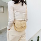 Women's Straw Texture Shoulder Bag